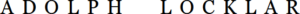 Adolph Locklar logo